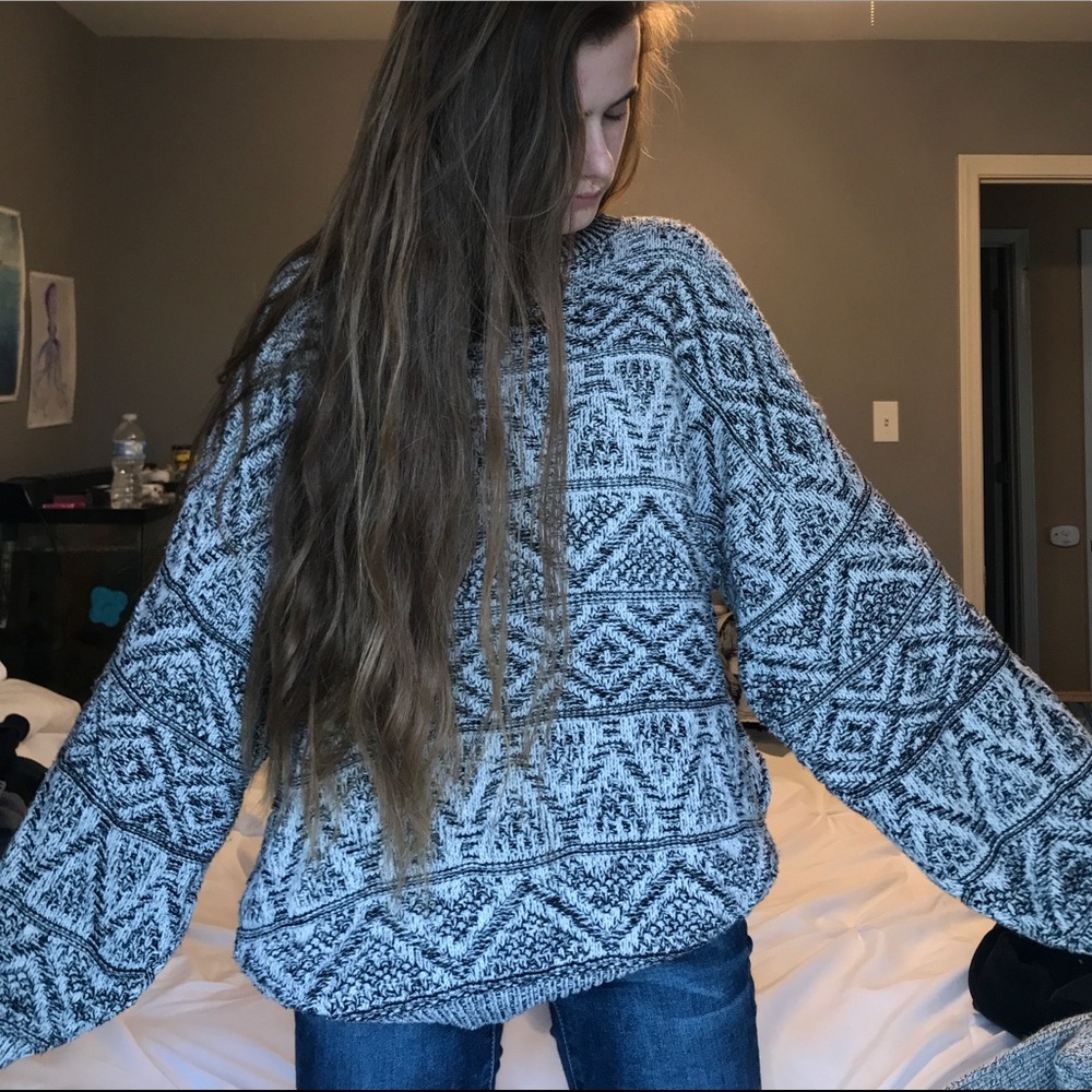Vintage Thrifted Oversized Ugly Christmas Sweater